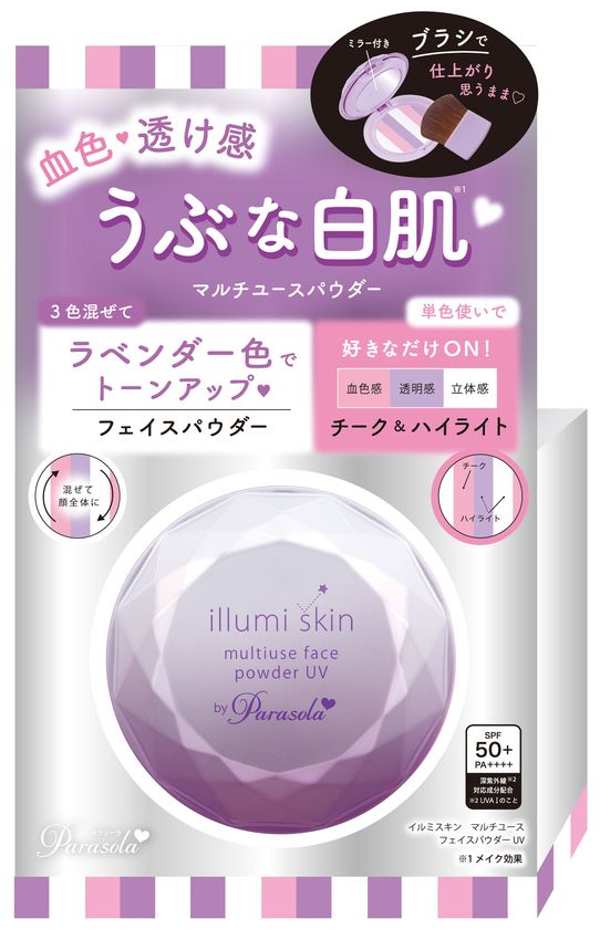 メイクしながらuvカット 1つで3役のフェイスパウダー パラソーラ から新発売 チーク ハイライトにも活躍する進化系トーンアップパウダー 株式会社ナリス化粧品のプレスリリース