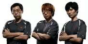 日本人MPLの3名。左から八十岡翔太選手、行弘賢選手、佐藤レイ選手