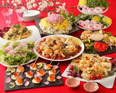 大人数向け「春メニュー」