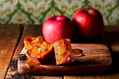 キャラメルりんごのティーケーキ1