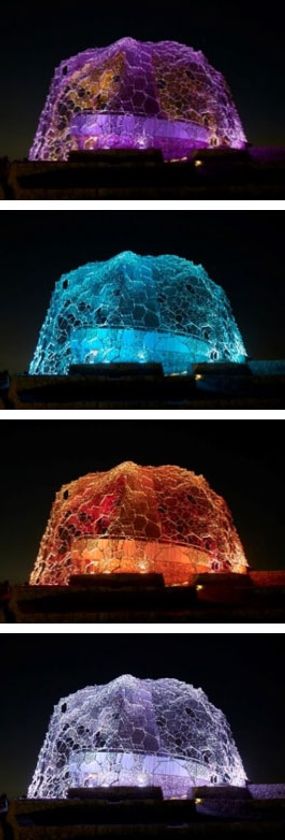 六甲山光のアート『Lightscape in Rokko』
年間ライトアップスケジュール決定！
春バージョン「春はあけぼの」　3月20日（金・祝）から開催