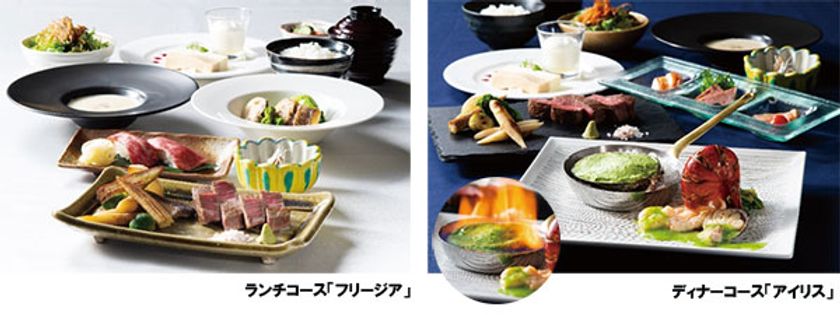 地上約100m、東京ベイエリアの眺望とともに楽しむ鉄板焼き
春のランチ&ディナーコース
2020年3月1日(日)より 鉄板焼「天王洲」にて