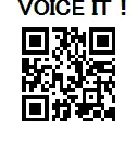 VOICE IT!　QRコード