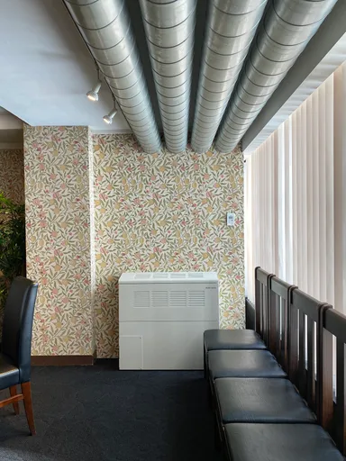 換気設備の増強も完了しました