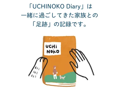 ペットと過ごす「足跡」の記録