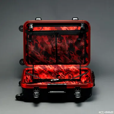 STRICT-G × PROTEXキャリーケースCR-3300　『機動戦士ガンダム』シャアモデル(内側)