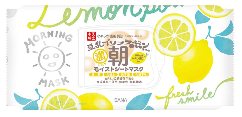 【4月14日】
豆乳スキンケア市場No.1*1『なめらか本舗』
保湿ラインから起きたら貼るだけ!
ふっくらもち肌に導く、
朝用の「大容量シートマスク」限定発売