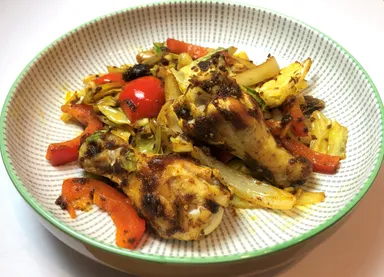 調理例　スパイシー炒め