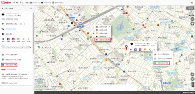 地図上及び、スポット詳細メニューから投稿が可能