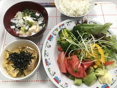 キタセツランチは色とりどりの野菜がたっぷり