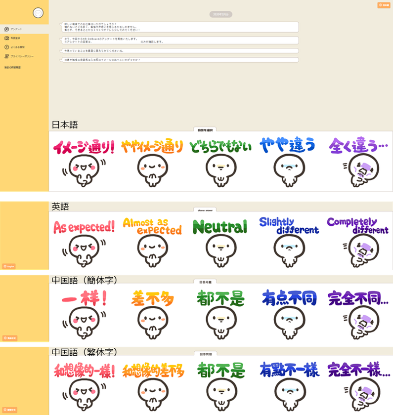 入社者の離職予防ツール『HR OnBoard』が
4言語に対応開始！