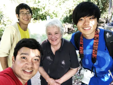 ルシア氏と全員