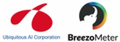 株式会社ユビキタスAIコーポレーション、BreezoMeter Ltd.のロゴ