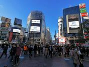 渋谷スクランブル交差点でのメディアジャック(イメージ)