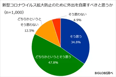 外出自粛についてどう思う