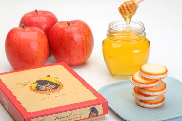 りんごとはちみつ香るスイーツブランド ポムミエル のラングドシャを4月1日より販売開始 株式会社笛吹の華のプレスリリース