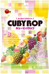 ブルボン、ちっちゃくてカラフルなキューブ型キャンデー「キュービィロップ」を4月7日(火)にリニューアル！～カラフルなモザイク柄にパッケージデザインを刷新～