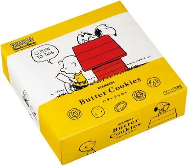 スヌーピーバタークッキー缶