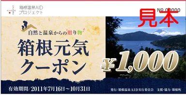 箱根元気クーポン見本