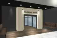 喫煙室・加熱式たばこ専用喫煙室 入り口パース