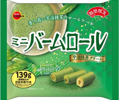 139gミニバームロール宇治抹茶