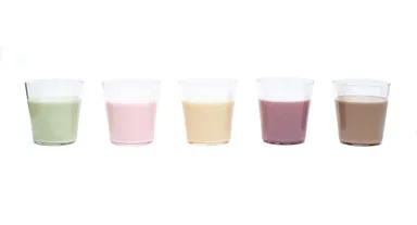 溶かす飲料によって味が変わります。