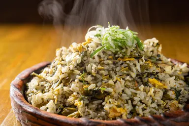 高菜と卵の油炒め