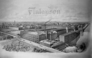 創業初期のフィンレイソンの工場(1830年代)