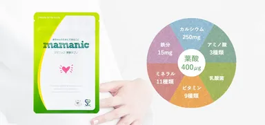 ママニック 葉酸サプリ／配合成分