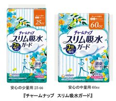 安心できる吸収力と装着性にこだわった、薄さ3mm※の吸水ケア登場　『チャームナップ スリム吸水 ガード』2020年4月7日より全国で新発売