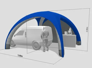 X GLOO TENTS - 多用途で頑丈なエアフレームテント(3)