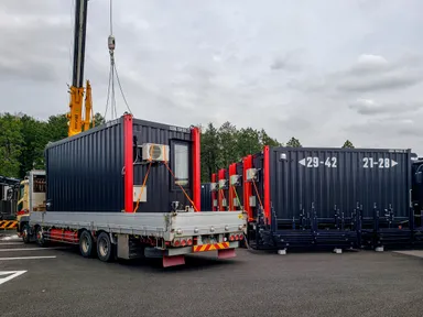 出動の様子(栃木県足利市,4/28)