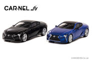 レクサスのラグジュアリークーペ LCを1/64スケールでモデル化　特別仕様車の“Structural Blue”と人気のGraphite Black G,F～4月8日より予約受付開始～