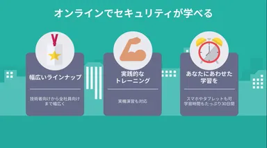オンラインでセキュリティの知識や技術を学習