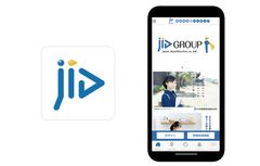 図1 『JIDアプリ』　アイコンとトップ画面