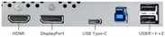 USB Type-C、DisplayPort、HDMIの3系統入力