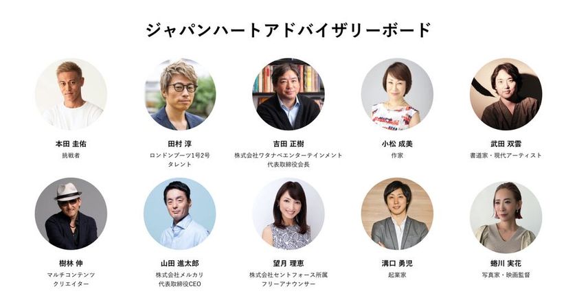 より多くの子どもたちに医療を届けるために、仲間を募集します 
プロサッカー選手の本田圭佑氏や蜷川実花氏ら10名がアドバイザーに就任