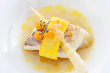 黄色の皿～魚料理～