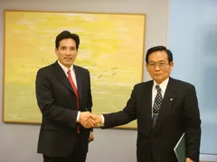 5月31日 堀学長と石川学長
