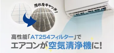 エアコン用　高性能「AT254フィルター」