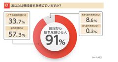 ＜母の日企画＞ 第10回 お母さんの疲労事情と解消法調査　10年連続で9割のお母さんが「疲れている」と回答　母の日に欲しい疲労解消グッズには「安眠グッズ」が初の第1位に