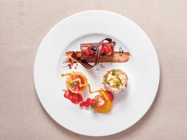 デザート盛り付け例