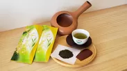 掛川新茶と焙煎茶器セット