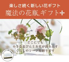 お家にいながらお花のサブスク！定額制でお花をお届け『魔法の花瓶ギフトプラス』