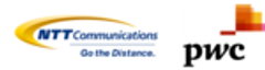 NTTコミュニケーションズ株式会社　PwCコンサルティング合同会社のロゴ