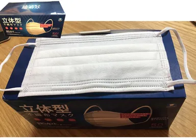 不織布立体マスク外観