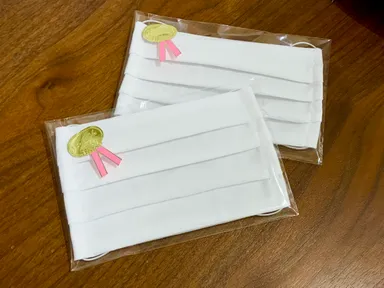 布マスクを1枚プレゼント