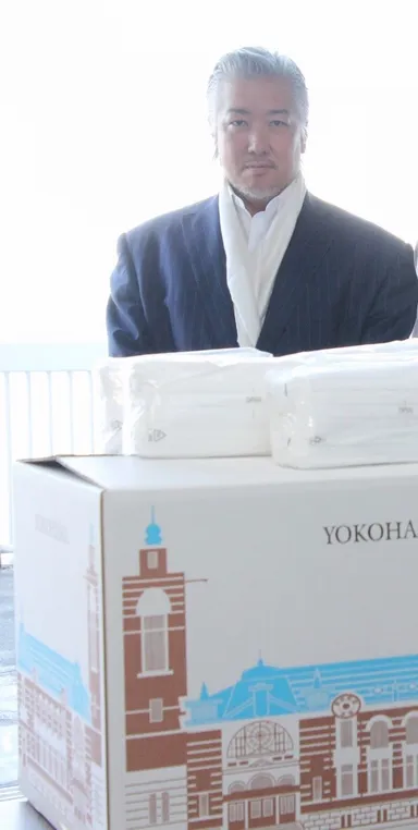 一般社団法人横浜港振興協会に2千枚のマスクを寄付した北井社長