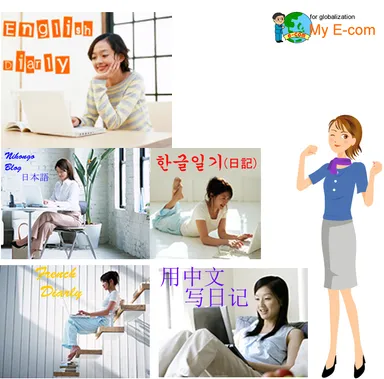 Ecom外国語ブログサービス