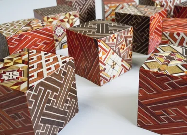 寄木文様あわせ積み木2